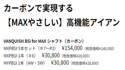 Bridgestone New  2024.4 245 MAX Single iron 1 piece 6 iron VANQUISH BSi for MAX - Picture 4 of 10