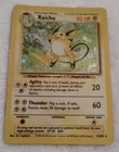 Raichu 14/102 Base Set Rare Holo Pokemon Card