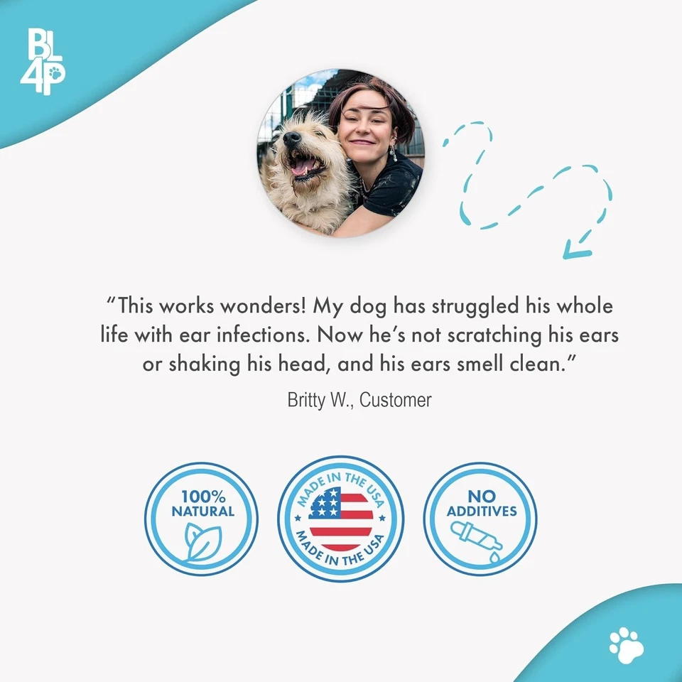 Effective Dog & Cat Ear Itch Relief, Natural Formula - Image 4 of 4