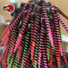 Plastic Spiral Perm Stick Heatless Hair Curler Women Curly Hair Rollers No Heat