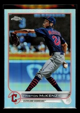 2022 Topps Chrome - Triston McKenzie #142 Refractor