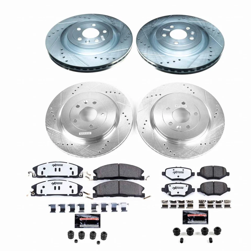 Power Stop Brake Kit For Ford Flex 2013-2017 | Front & Rear Z36 Truck & Tow Foto 2 de 4