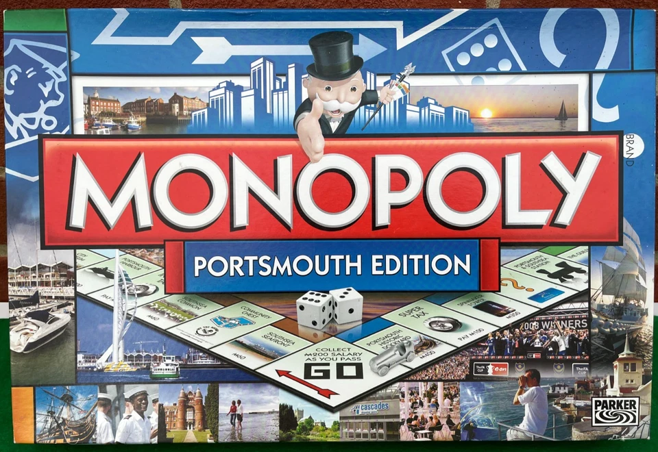Monopoly Portsmouth City Pompey Edition Board Game 100% Complete Contents VGC - Image 3 of 4