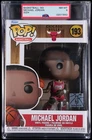Funko Pop MICHAEL JORDAN NBA RC Rookie Season BULLS PSA GRADED 8
