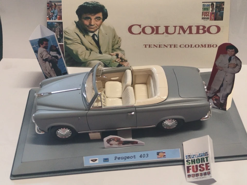 Tenente Colombo Columbo Peugeot 403 1/18 code3 TV cabrio - Immagine 2 di 4