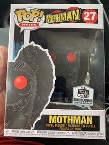 Mothman Funko HQ Exclusive #27 Myths Line W/ FREE POP CASE (less than mint bx) | eBay