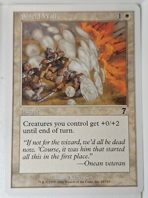 Shield Wall - 7th Edition Core Set - Magic the Gathering MTG Nice!