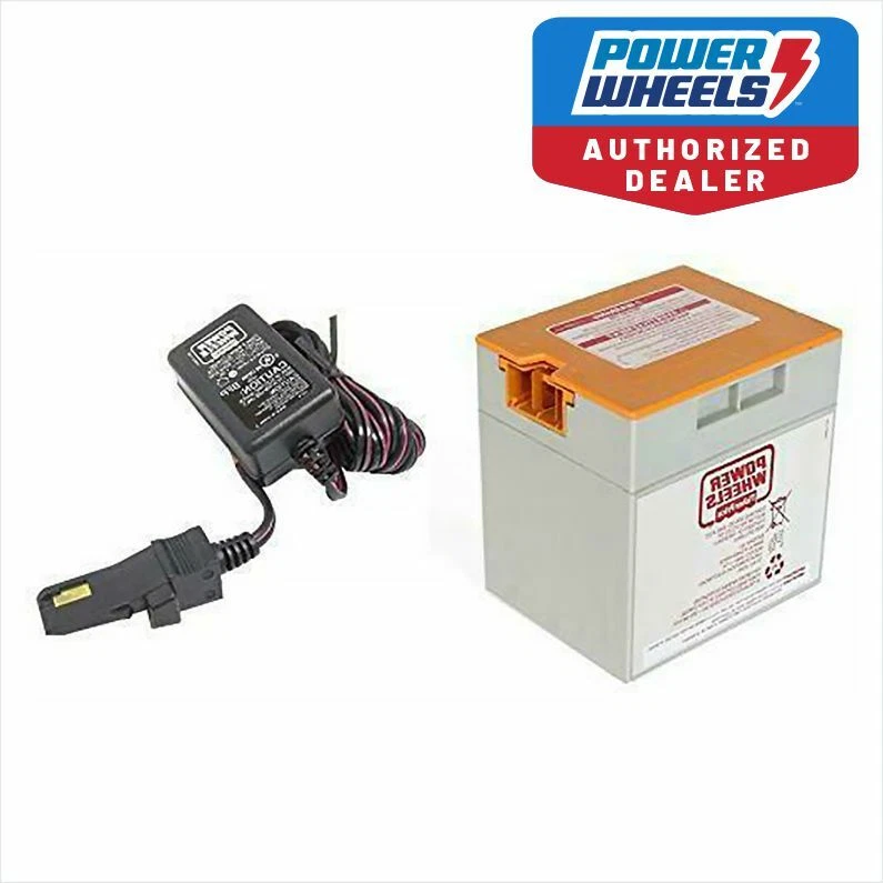 Power Wheels Gray Orange Top 12 volt Battery Charger 12V 00801