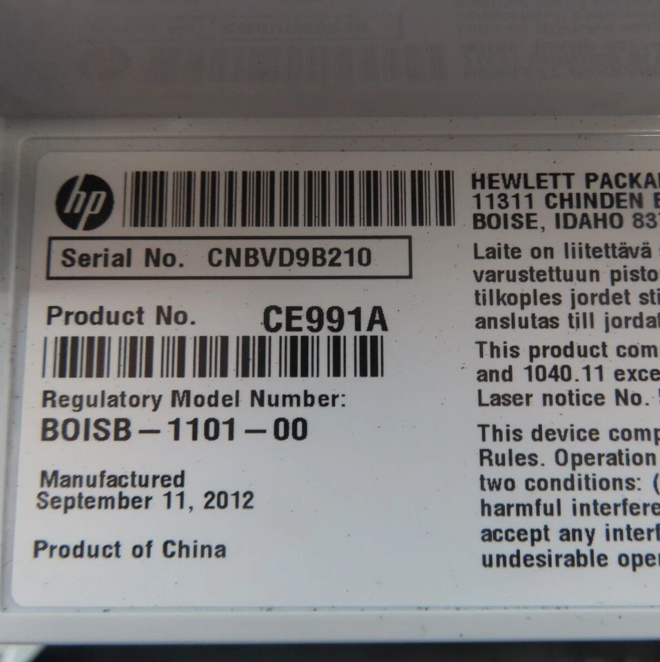 HP Laserjet 600 M602N Workgroup Laser Printer - CE991A - Image 4 of 4