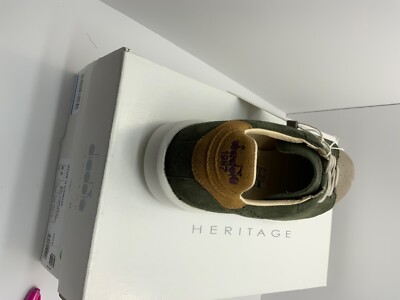 Diadora Heritage soft leather Pitch Lace Up Mens Sneakers Shoes - Main Image