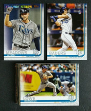2019 Topps TAMPA BAY RAYS ~ 21 Card Team Set ~ Series 1 & 2