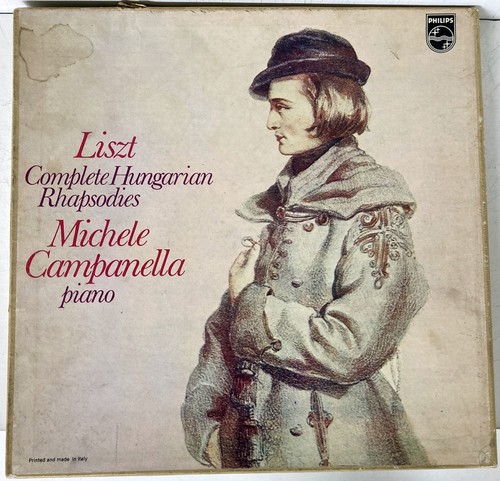 LISZT Complete Hungarian Rhapsodies Michele Campanella Box set 4 vinyl 6880 042 - 第 1/6 張圖片