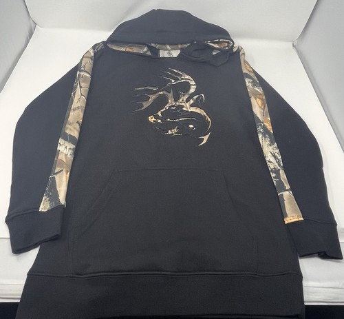 Legendary WhiteTails Pullover Hoodie Kids Medium 10/12 Camo Winter Hunting - Picture 2 of 11