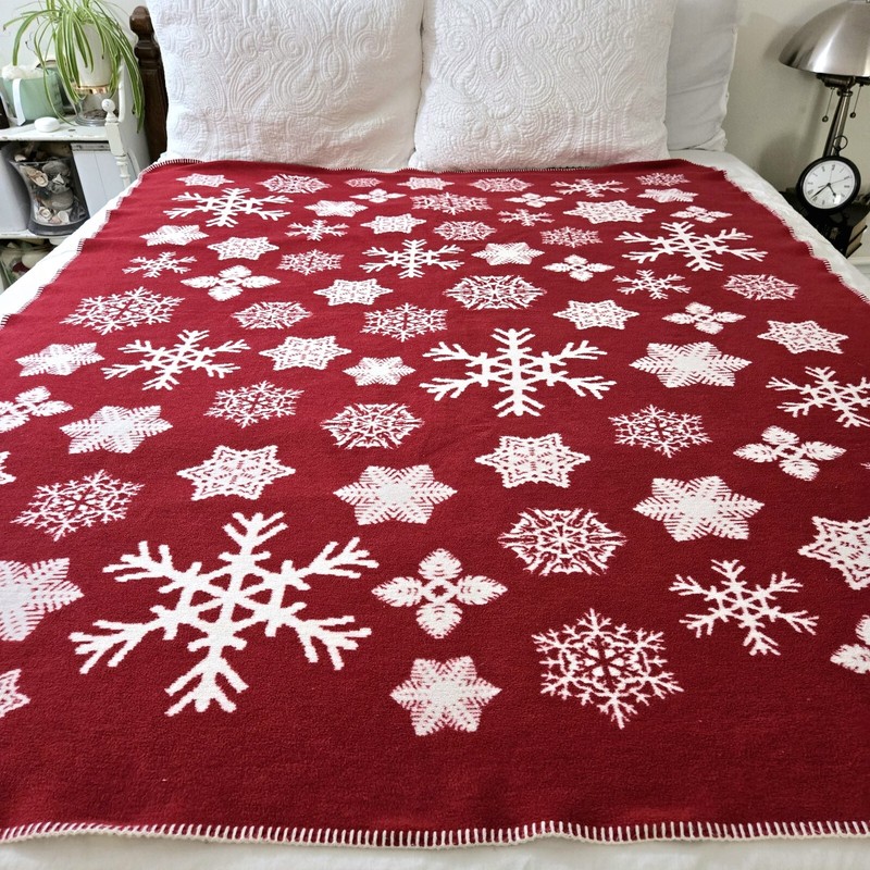 Red Land Cotton Blanket