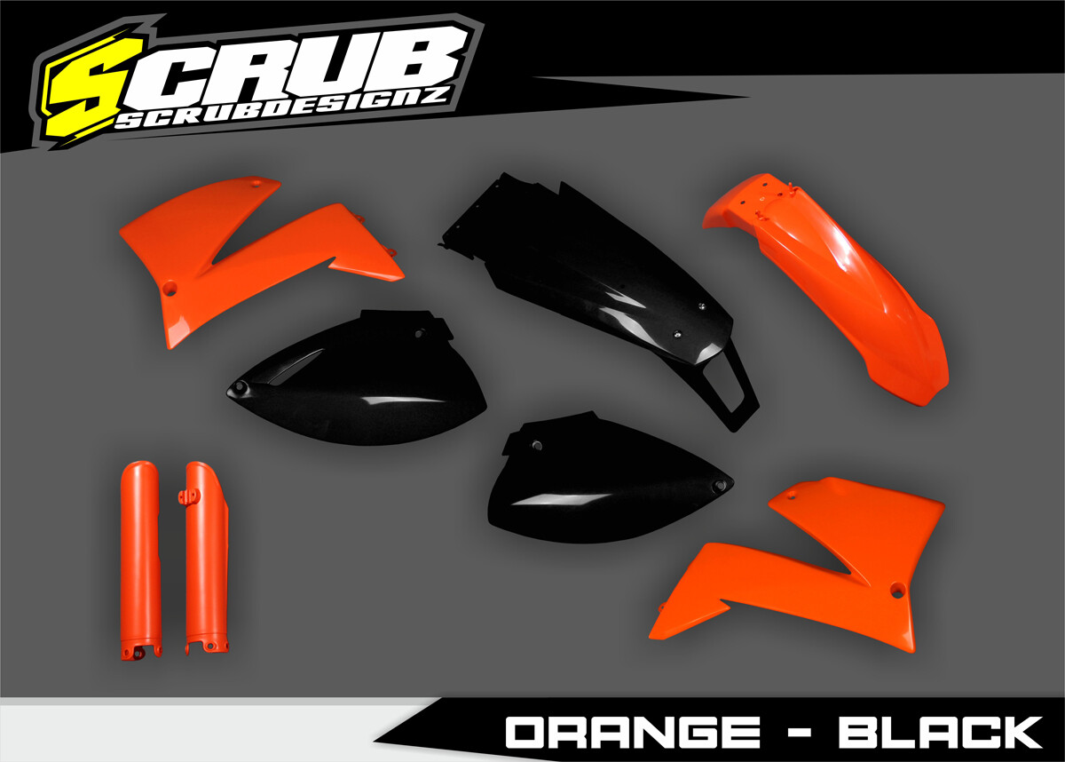 KTM LC4 ENDURO SXC SC 620/625/640 1999-2007 Plastic Body Kit | eBay