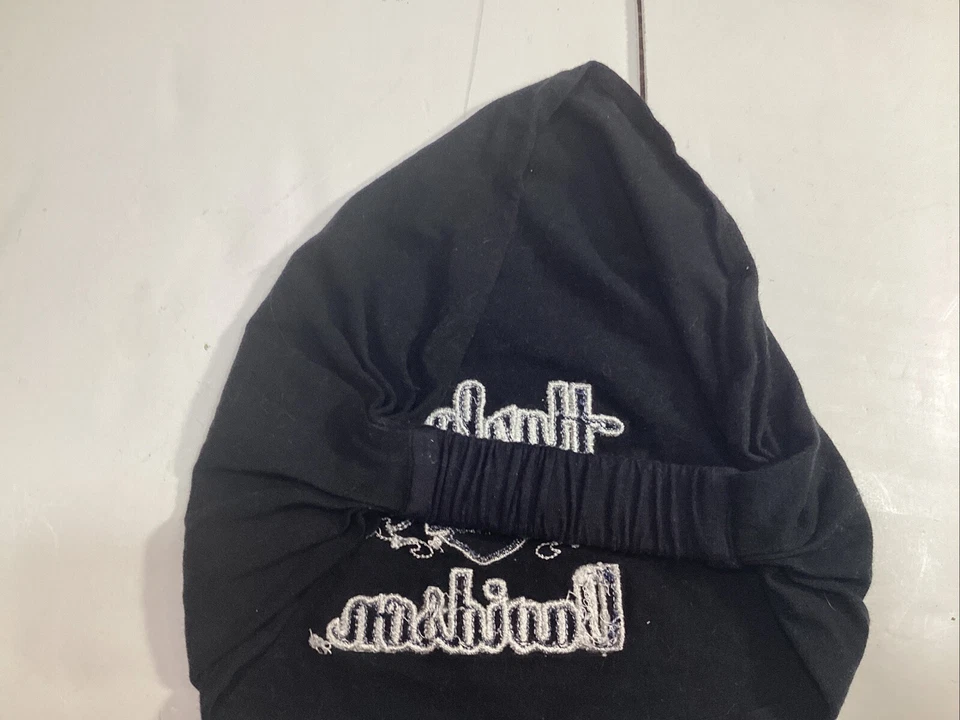 Bandana feminina preta Harley Davidson ajuste elástico cabeça pano de orvalho - tamanho único - Imagem 4 de 4