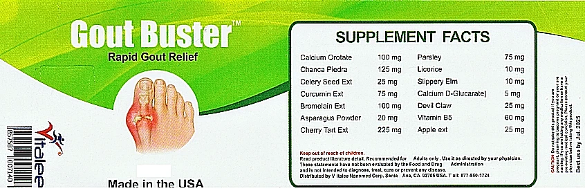 Gout Buster Faster Relief Economy Pack (3X60 tapas) Foto 4 de 4