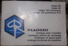 Catalogo Parti Di Ricambio Vespa 50 90 125 Primavera 125 Et3 ORIGINALE PIAGGIO 