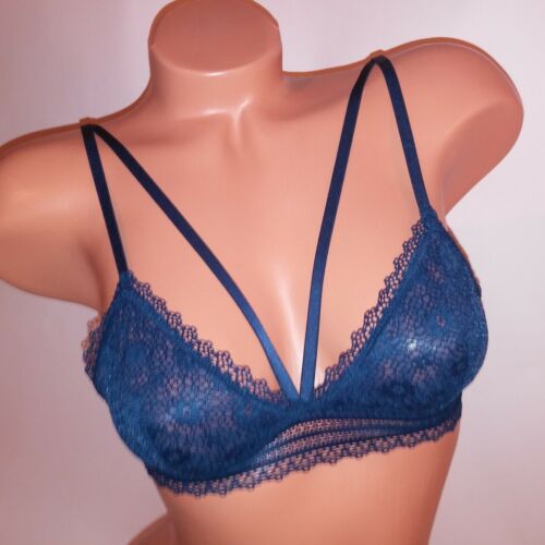 Victoria Secret Bralette Bra Daisy Lace Strappy Unlined Wireless Strappy - Picture 21 of 52