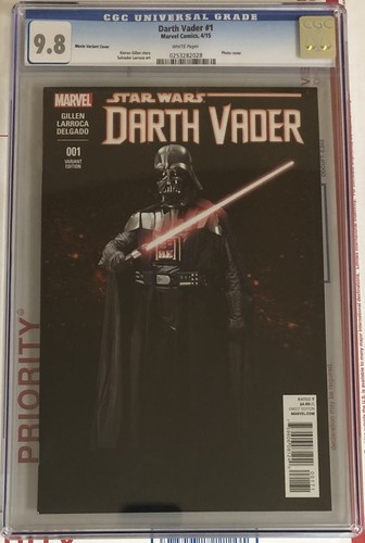 Darth Vader 1 CGC 9.8 WP - 🔑 1st Black  Krrsantan 🔑 - Star Wars - Photo Cover