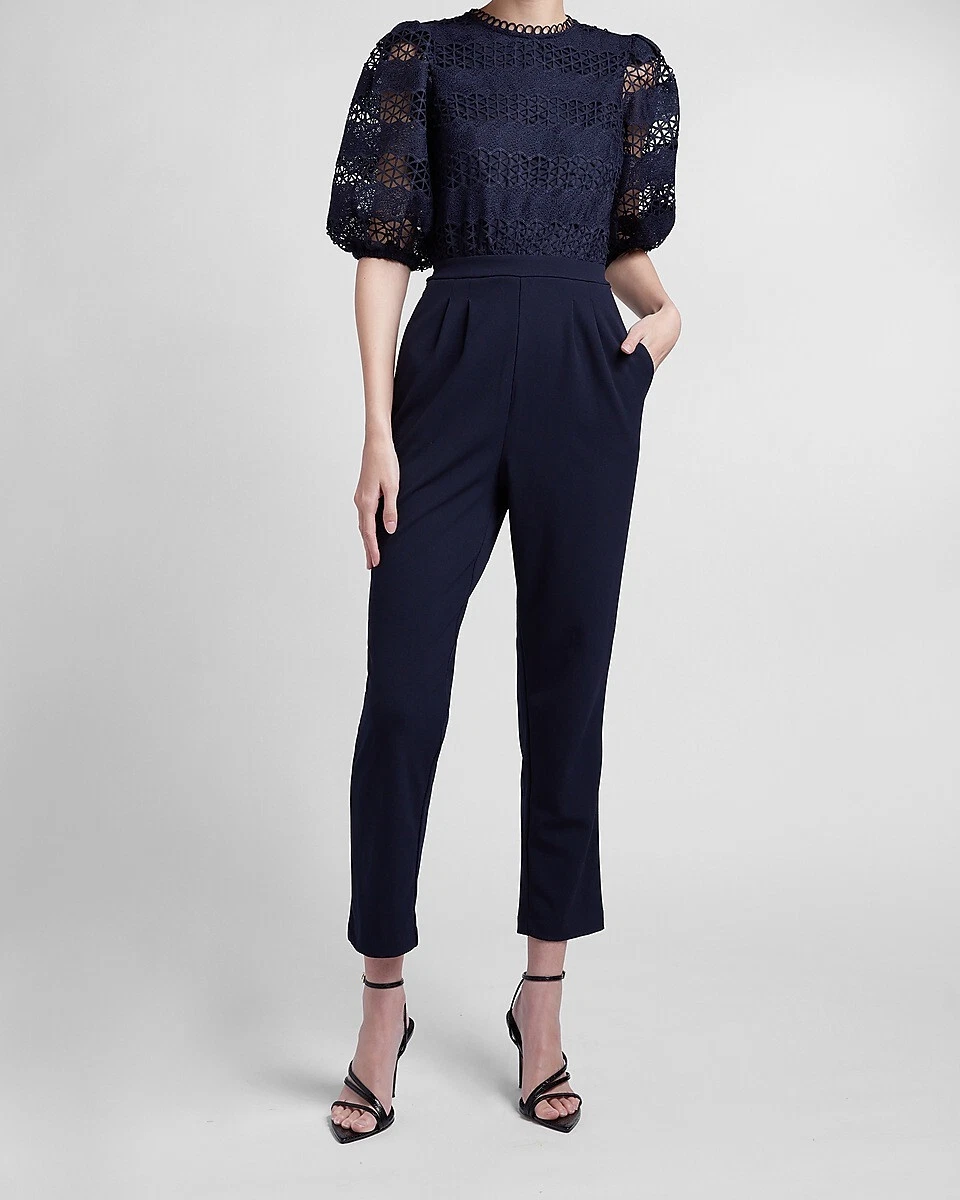 Express lace bodice best sale jumpsuit