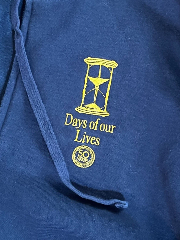 Day's of Our Lives 50th Anniversary Crew Zip Front Sweatshirt/Hoodie EUC Large - Image 2 of 4