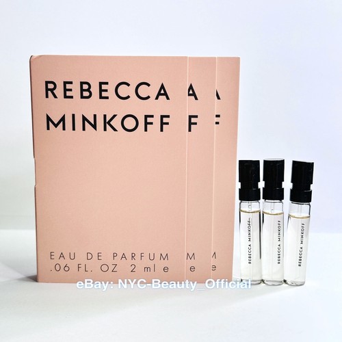 3 x Rebecca Minkoff Eau De Parfum EDP Spray Sample 2ml/.06oz each