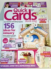 Quick Cards January 174 Handmade Paper Cardmaking Ideas VTG 2018 Magazine ONLY