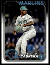 2024 Topps Series 2 #465 Edward Cabrera Miami Marlins