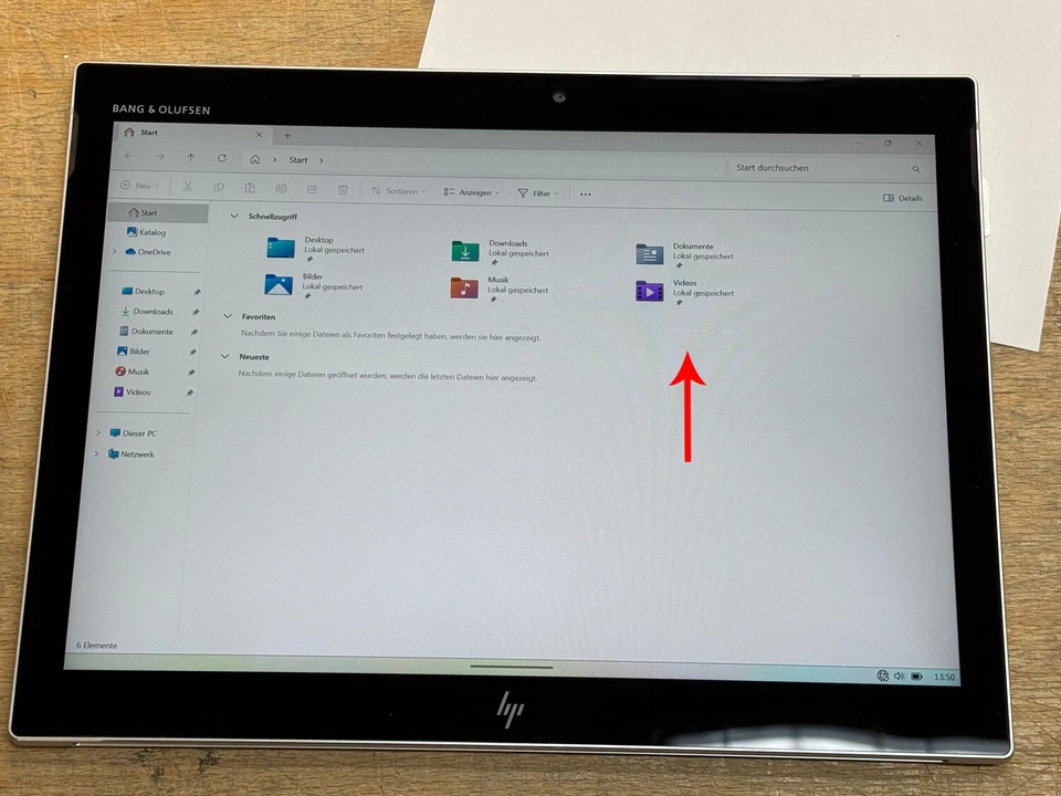 HP Elite X2 G4 13 Zoll Tablet i5 8365U 8GB 256GB WUXGA Touch (CAM DEFEKT) - Bild 3 von 3