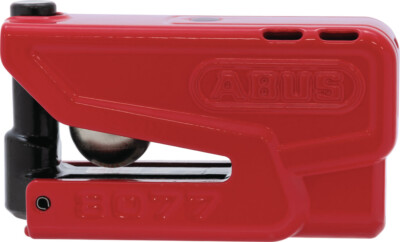 ABUS GRANIT Detecto XPlus 8077 2.0, rot, Bremsscheibenschloss, 97802