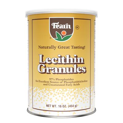 Fearn Natural Foods Soy Lecithin Granules 1 Pound Nutritional Supplement