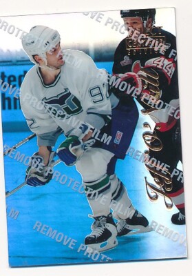 JEFF O'NEILL 1996-97 PINNACLE SELECT CERTIFIED MIRROR BLUE #90 HATFORD WHALERS A