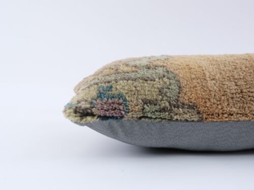 Vintage Kilim Pillowcase, 10x20 Turkish Kilim Pillow Cover, Decorative Throw - Picture 4 of 7