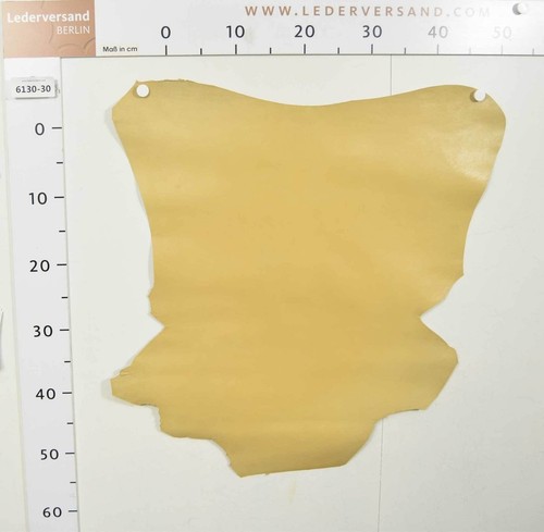  Glattes Ziegenleder Futterleder 0,7 mm classic-beige Leder #6130 - Bild 4 von 8
