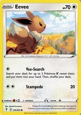 2021 Pokémon Evolving Skies #125/203 Eevee