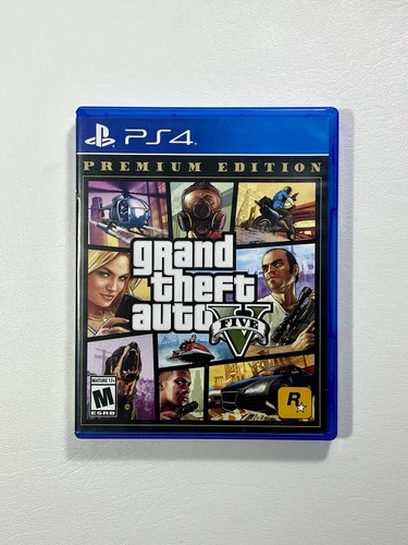 Grand Theft Auto V Premium Edition PS4 2018 Map Included Not Tested GTA5