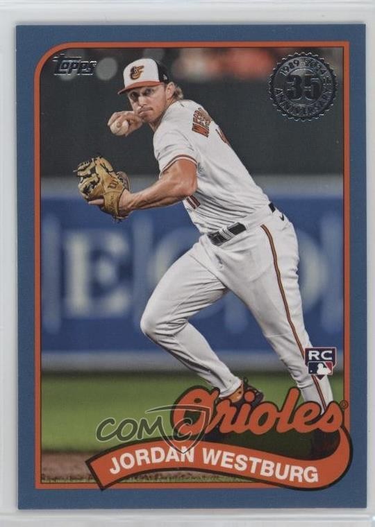 2024 Series 1 1989 Topps Baseball Blue Jordan Westburg #89B-38 Rookie RC 0j5i