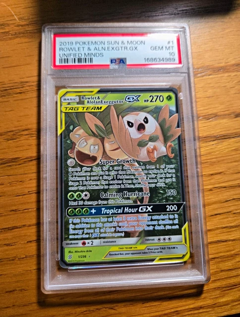 Rowlet & Alolan Exeggutor GX