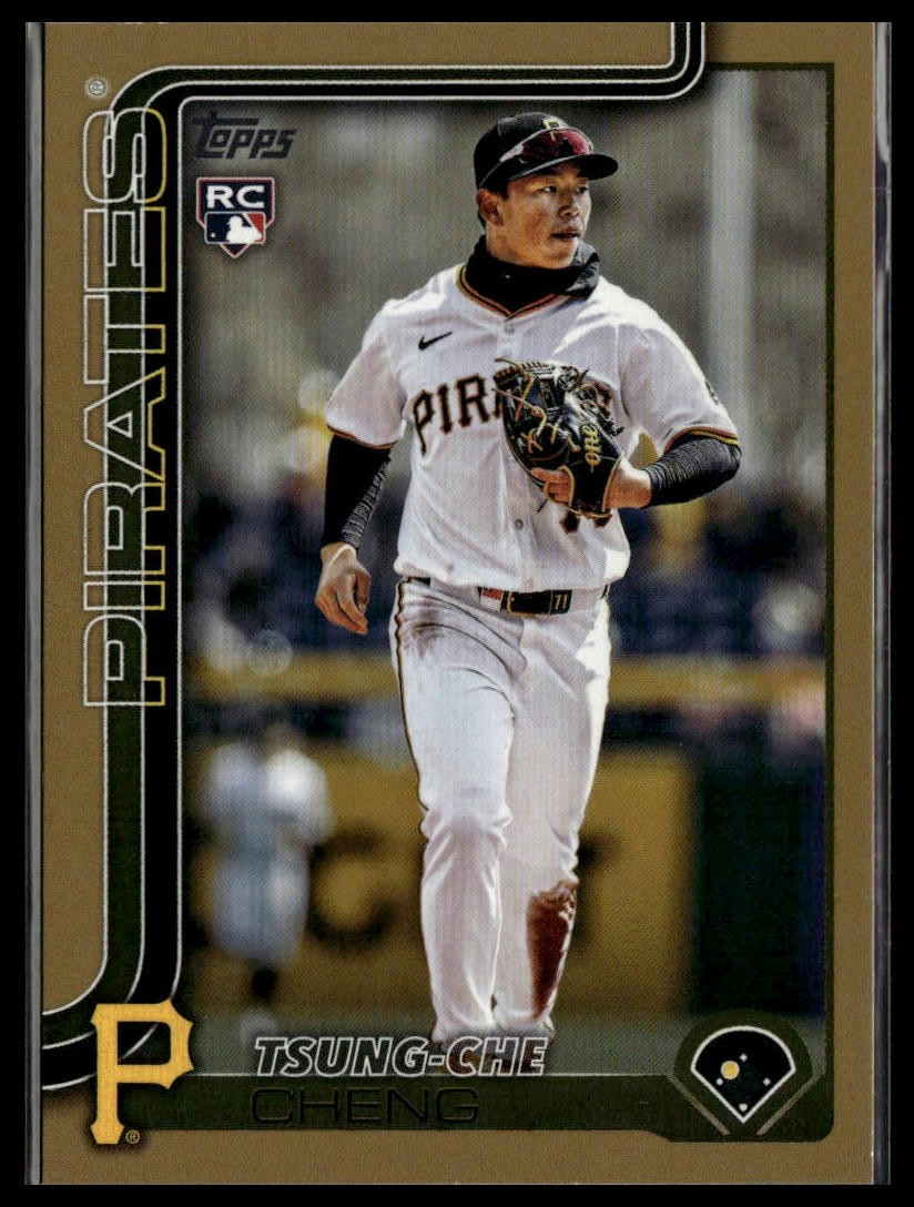 2025 Topps Update #US72 Tsung-Che Cheng Gold #/2025