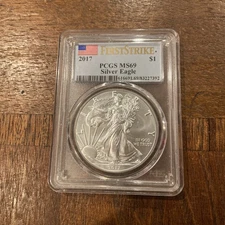 2017  American Silver Eagle - PCGS MS69- First Strike