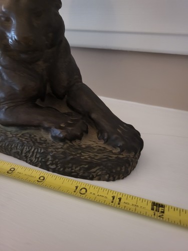 Vintage Joseph Boulton Signed Bronze Bengal Tiger Cast Statue MCM - Picture 10 of 14