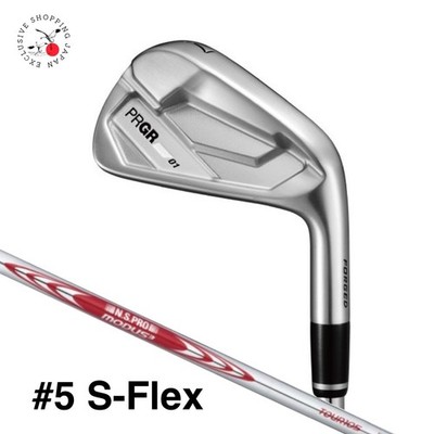 PRGR Golf 01 Iron #5 S-Flex N.S.PRO MODUS3 TOUR 105 Steel Shaft RH Men 2026 New