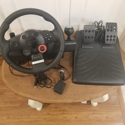 Logitech Driving Force GT Racing Steering Wheel/Pedals E-X5C19 PS3 UN-TESTED