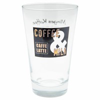 Minges Caffè Latte Glas Latte Macchiato Kaffeeglas Kaffee Glas Cappuccino 400 Ml
