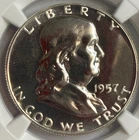 1957 - Ben Franklin Half Dollar - NGC PF67 Exact Coin Imaged