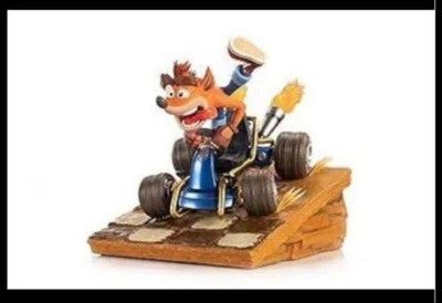 First4Figures - Crash Team Racing Nitro-Fueled (Crash in a Kart) Resin Statue