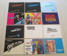 LOT of 12 Original NES Nintendo Games Instruction Booklets Only