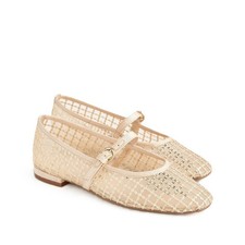 NEW-6.5,7,7.5,8,9-J.Crew Factory Sequin plaid Mary Jane flats