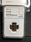 Beautiful High Grade 1953 Lincoln Cent.  NGC GRADED PROOF 67 RED